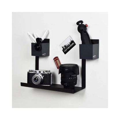 Magnetische Wandablage Wandregal Kalamitica Anthrazit