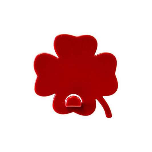 KalaMitica® Magnetischer Aufhänger Neodym, Kleeblatt, Rot
