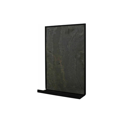 Magnettafel aus Schiefer für die Küche, Magnetboard Küche inklusive Magnethacke und Wandmontageset