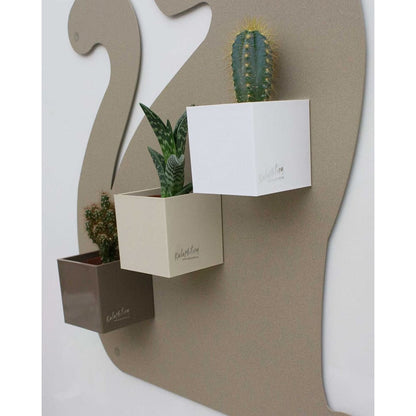 Mini Pflanzentöpfe magnetisch 3er Set