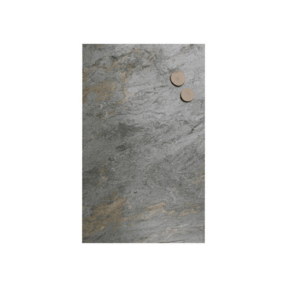 Schiefer Pinnwand Kreidetafel gross im Format 61x120cm, Kreidetafel aus echtem Schiefer magnetisch, Magnettafel Schiefer