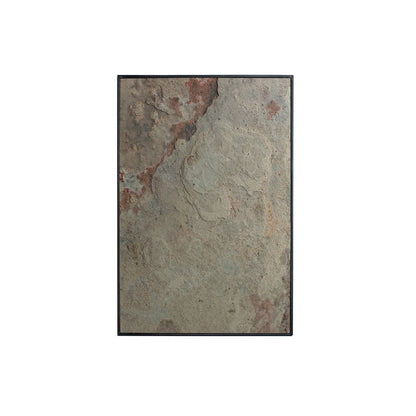 Schöne Schieferwandtafel magnetisch aus farbigen Skin Rock Schiefer mit Rahmen