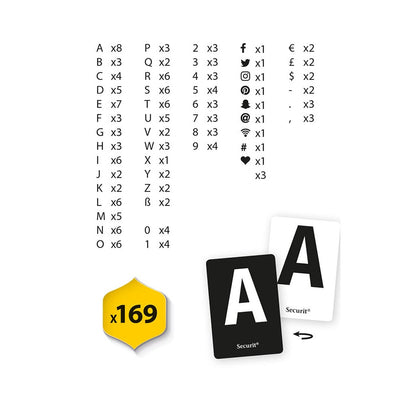 Securit-Buchstaben-&-Symbole-für-Buchstabenregal