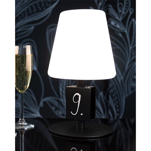Securit Tischlampe mit Kreidetafel