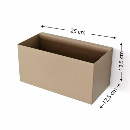 KalaMitica® Magnetbehälter "Hermes" aus Stahl, Beige