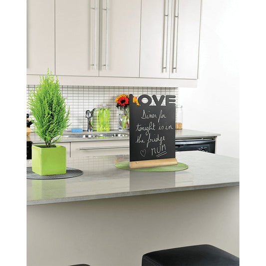Tischkreidetafel „LOVE“ Aufsteller 21×35 cm mit Holzfuss