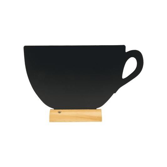 Tischtafel Kaffeetasse zum Beschriften mit Securit Kreidemarker