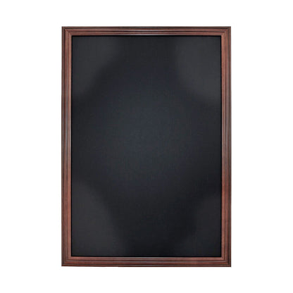 Wandkreidetafel mit Profil-Holzrahmen Braun – A3, A2 & A1