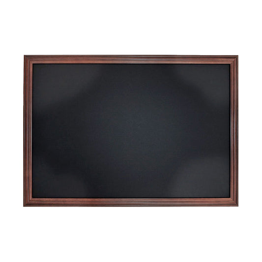Wandkreidetafel mit Profil-Holzrahmen Braun – A3, A2 & A1