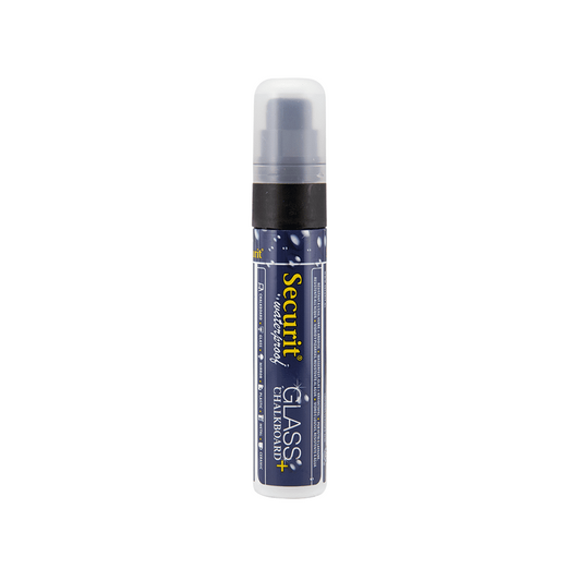 wasserfester Kreidemarker schwarz für das Beschriften von weissen Kreidetafeln und Glas, Kreidemarker wasserfest Schwarz 7-15mm