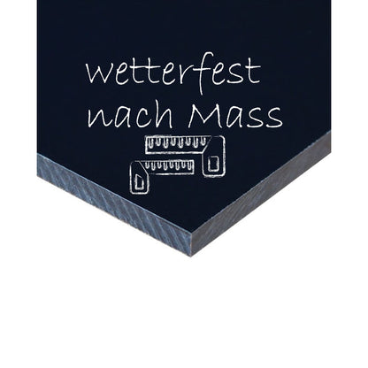 Wetterfeste Kreidetafel nach Mass in der Schweiz