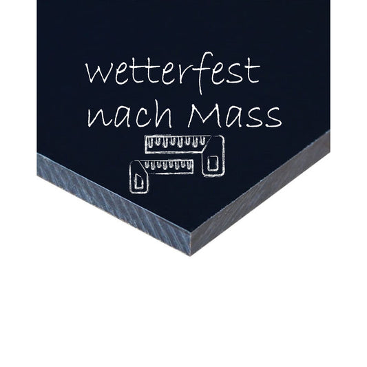 Wetterfeste Kreidetafel nach Mass in der Schweiz
