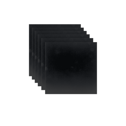XXL Kreidetafel Silhouette ohne Rahmen 40x40cm, grosse Kreidetafel Securit 6er-Set