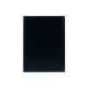Wetterfeste Kreidetafel der Marke Securit, schwarz, 60x80cm