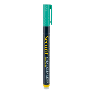Kreidemarker grün mit 1-2mm Spitze zum Schreiben, Kreidestift grün geeignet für das Beschriftgen von Kreidetalfen, Glas und Boards