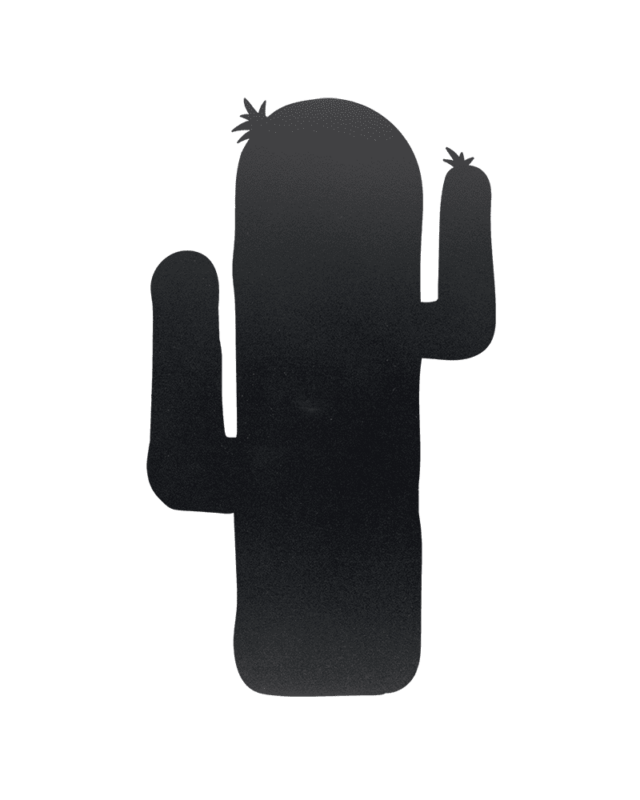 Kreidetafel in Kaktusform Silhouette zum Aufhänge Zuhause oder bei der Arbeit, lustige Kreidetafel Silhouette Kaktus