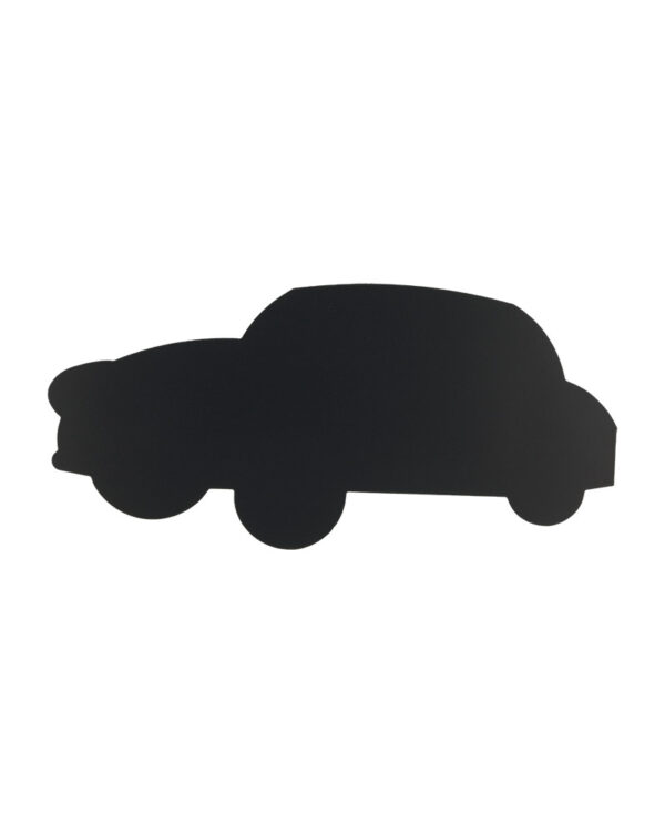 Auto Kreidetafel Silhouette Securit für Kinderzimmer, Kinder Kreidetafel Silhouette schwarz zum Beschriften mit Kreidemarker Kreidestifte