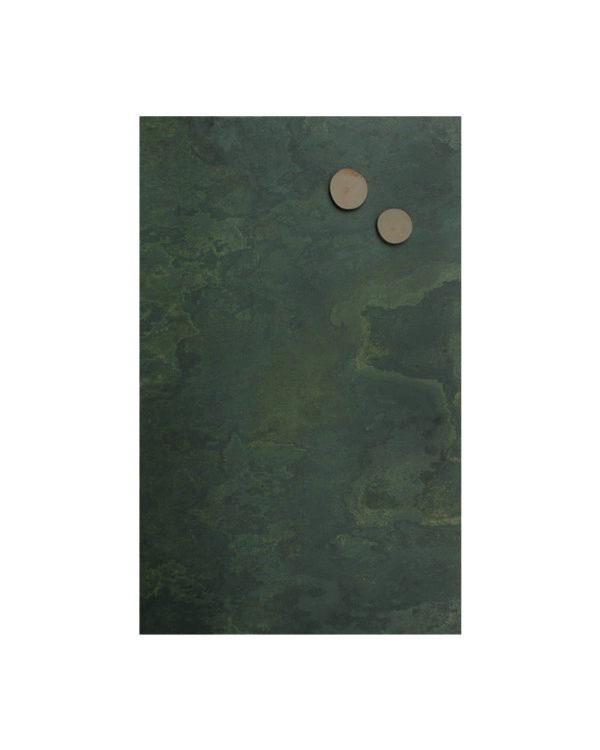 grosse Schieferkreidetafel magnetisch in grünem Schiefergestein, Schiefertafel magnetisch 61x120cm