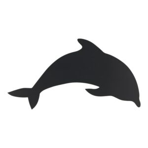 Delfin Kreidetafel Slhouette für Kinder zum Malen mit Kreide