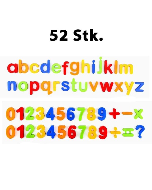 Magnetische Kleinbuchstaben farbig Kinder